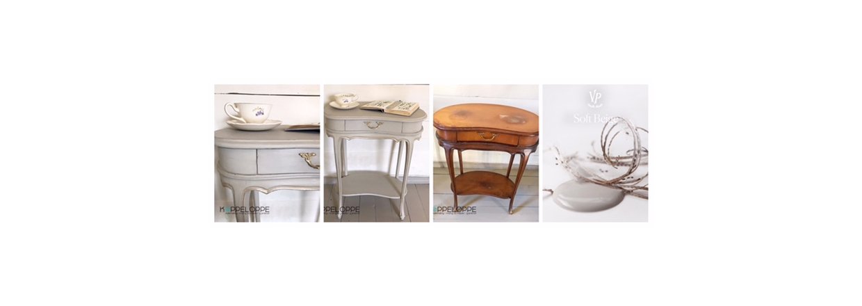 Fra brunt til Soft beige med gulldetaljer